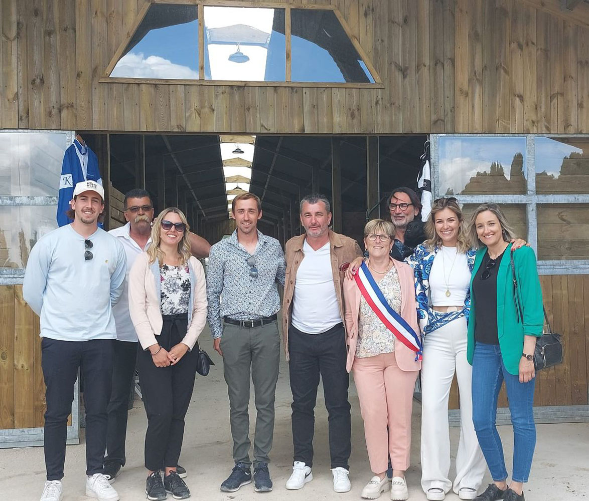 Inauguration du centre de balnéothérapie pour chevaux